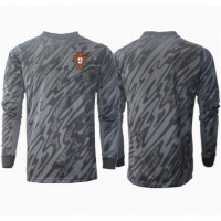 Camiseta Portugal Portero Segunda Equipación Replica Eurocopa 2024 mangas largas